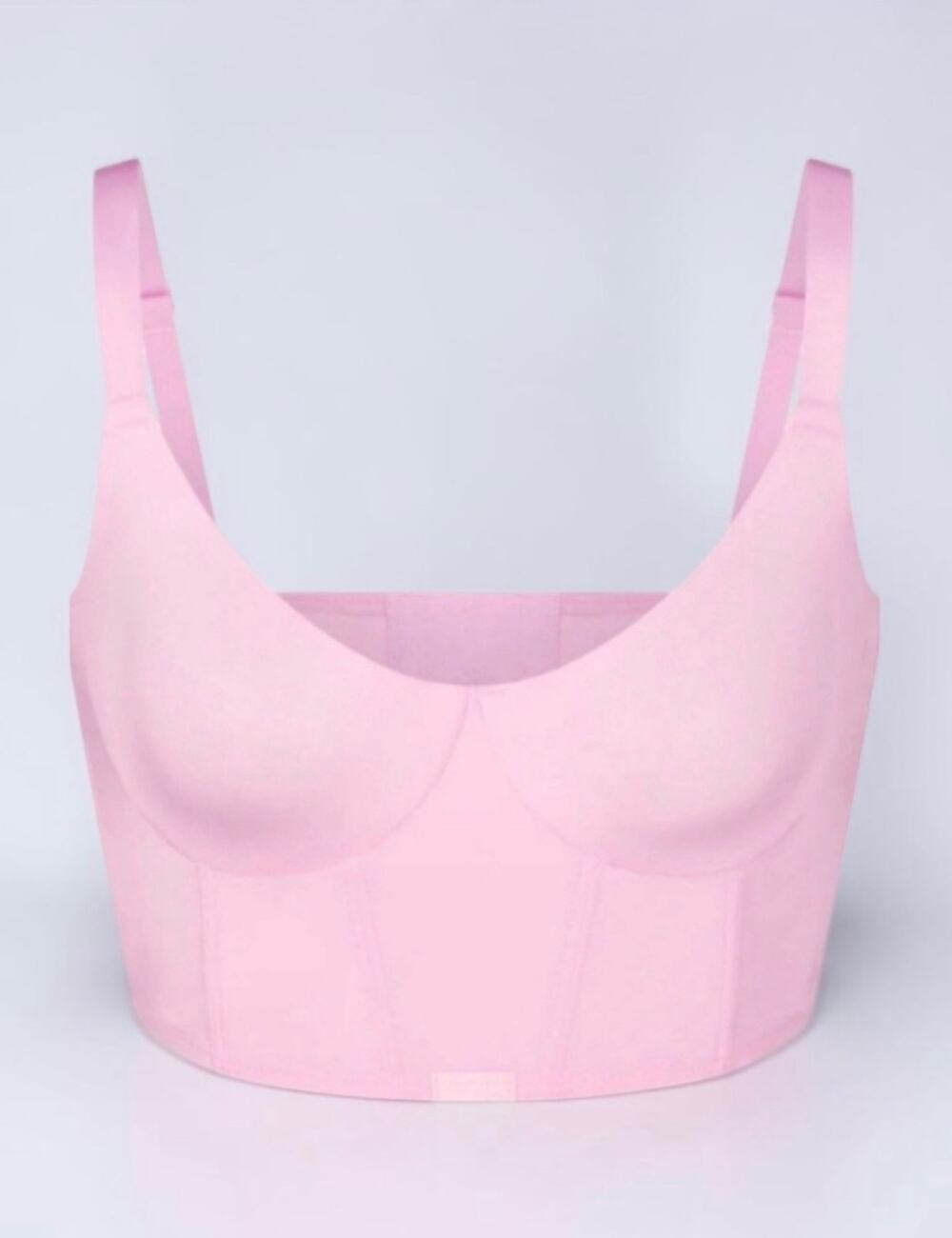 Skims corset bra collection balconette bra baby pink 44DDD